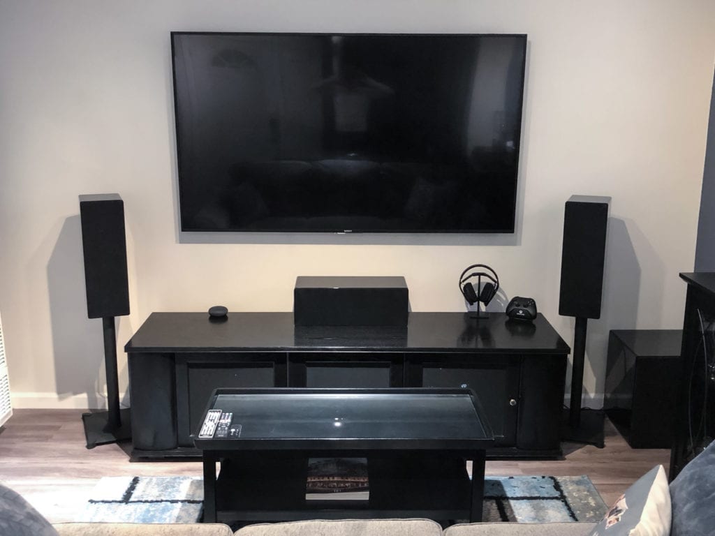 Television Sound And Gaming Installation