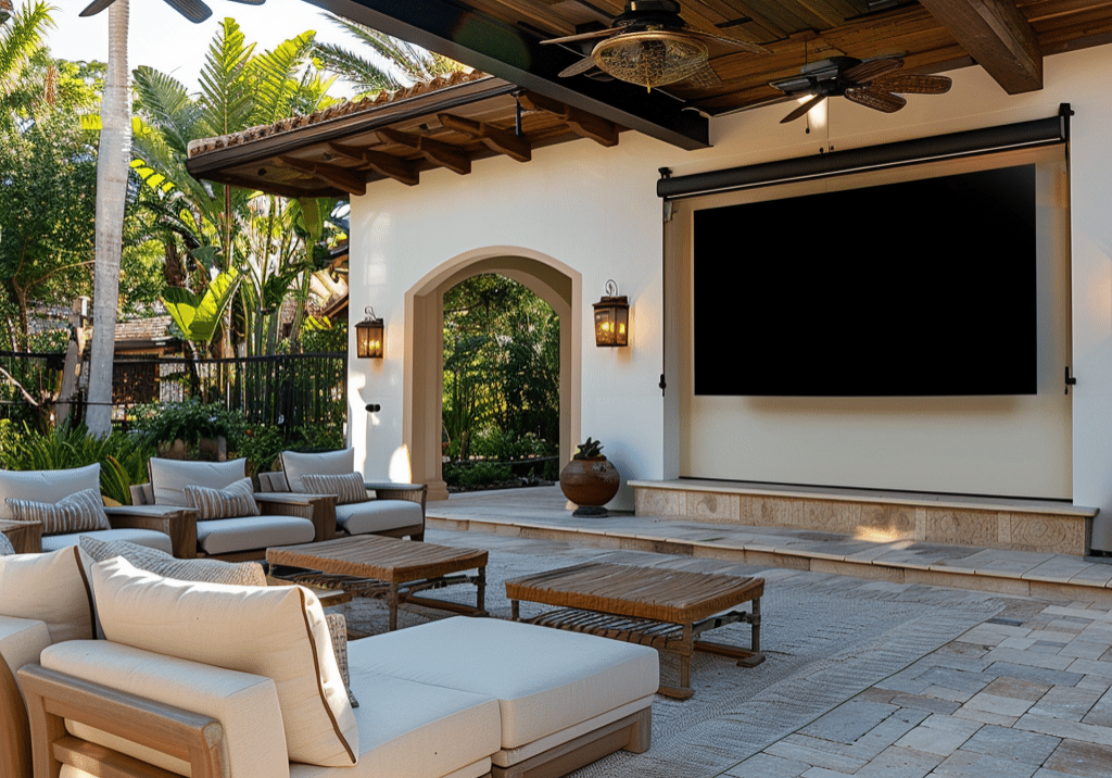 outdoor av installation